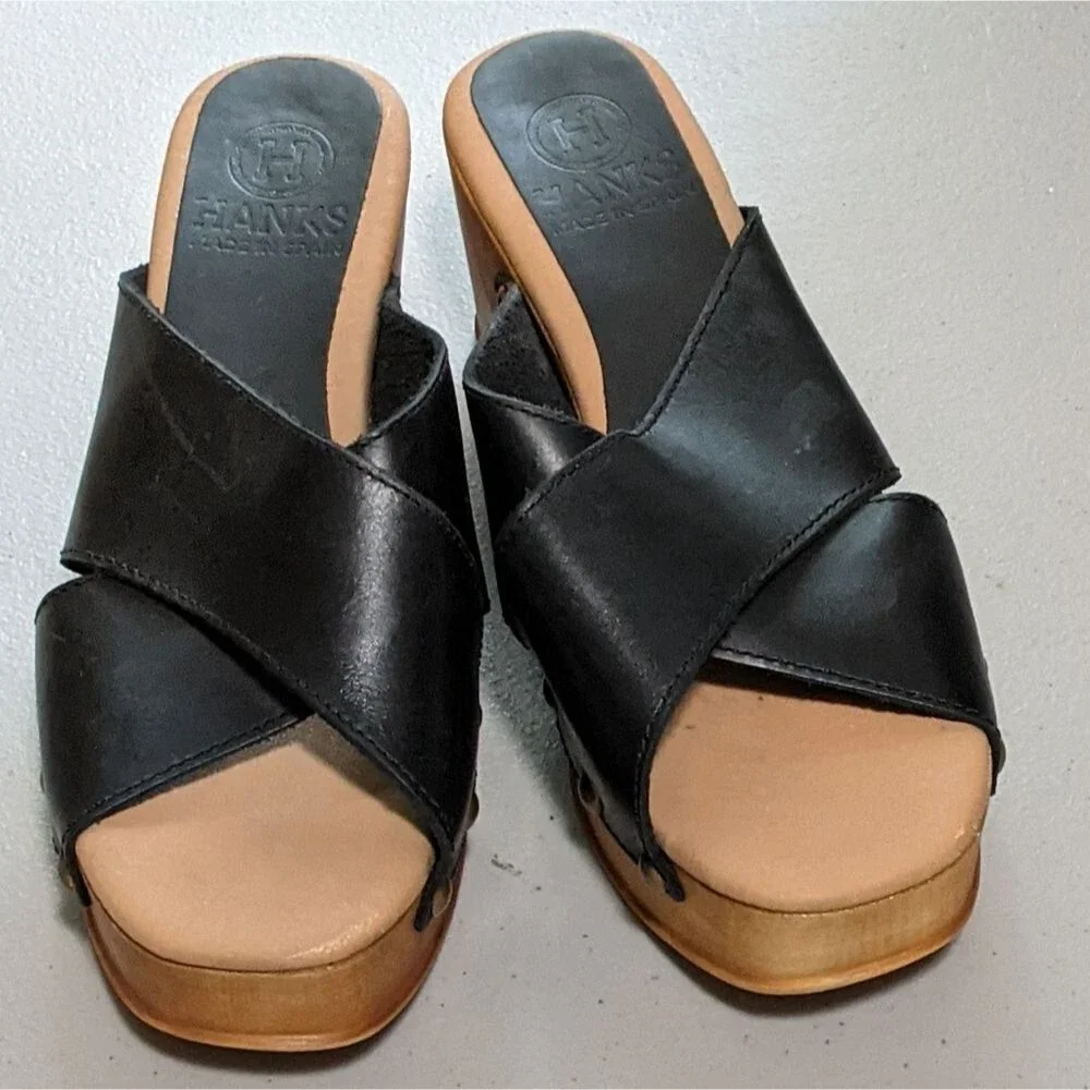 Nala Handmade Leather Mules 40/9